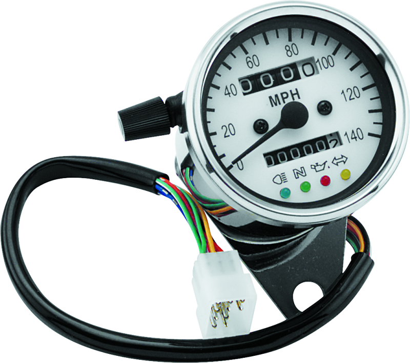 Bikers Choice Mini Spdo 2:1 W/Led Indic Lght 490291