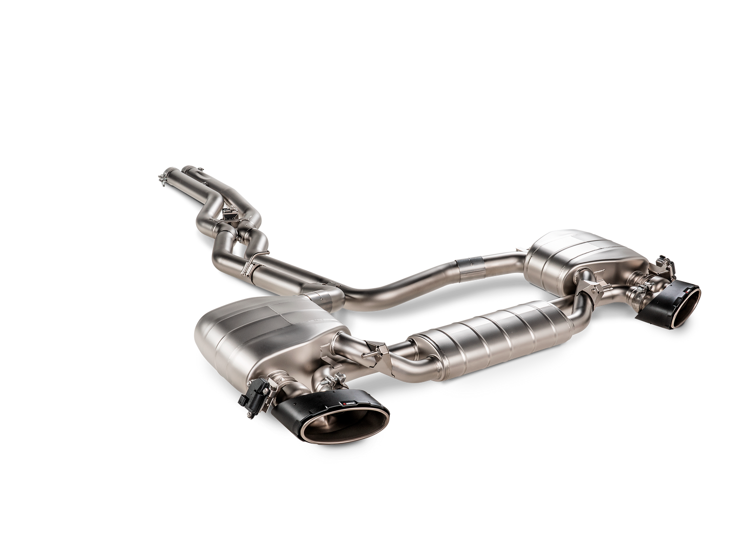 Akrapovic 2022+ Audi RS7 Sportback (C8) OPF/GPF Evolution Line Cat Back (Titanium) w/ Carbon Tips S-AU/TI/19H