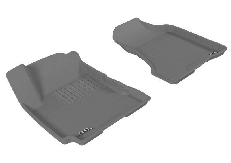 3D MAXpider 2005-2009 Hyundai Tucson Kagu 1st Row Floormat - Gray L1HY00211501