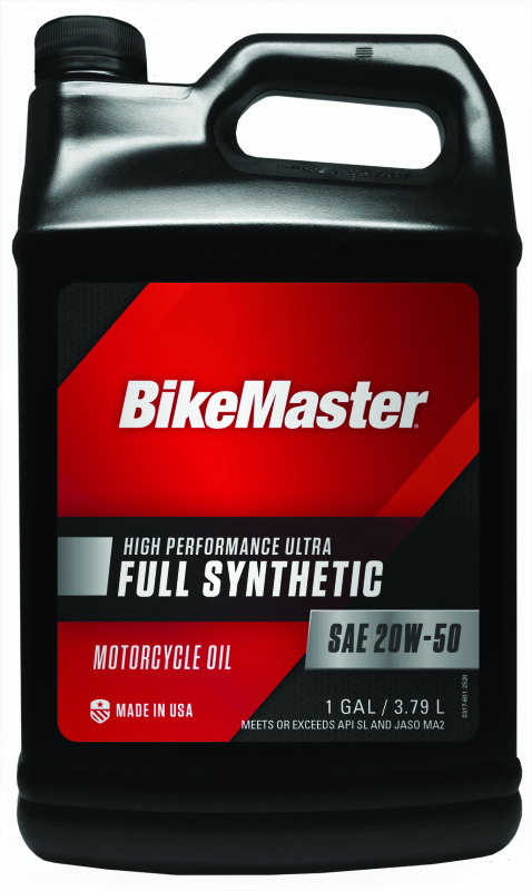 BikeMaster 20W50 Full Synthetic Oil - Gallon 532326
