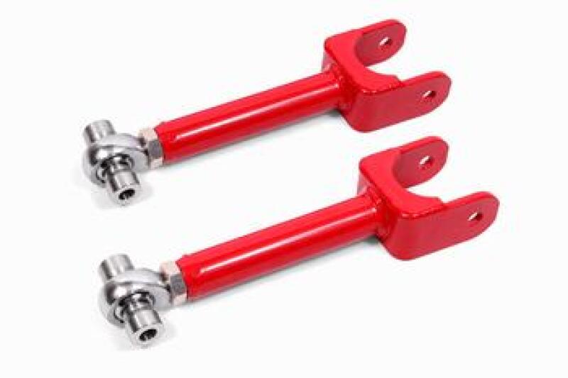 BMR Suspension BMR 78-87 G-Body Upper Control Arms DOM Single Adj Rod Ends - Red UCA461R
