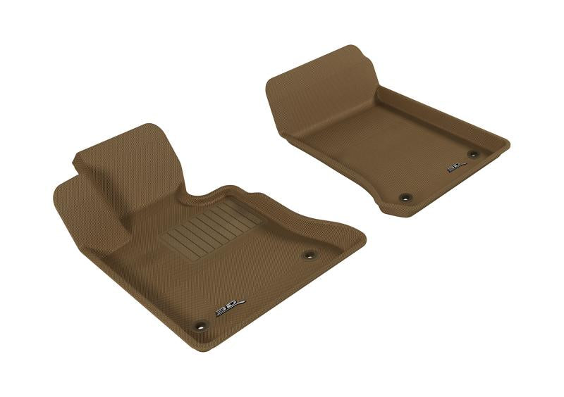 3D MAXpider 2013-2015 Mercedes-Benz GLK-Class X204 Kagu 1st Row Floormat - Tan L1MB06511502