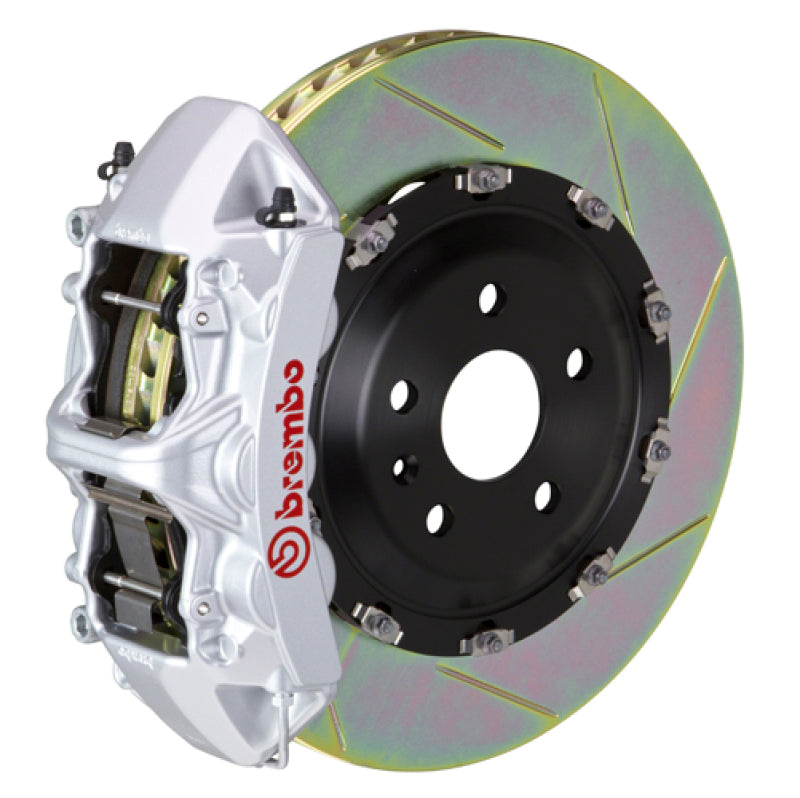 Brembo 24+ BMW M30i/530i XDrive Front GT BBK 6 Piston Cast 380x34 2pc Rotor Slotted Type-1 - Silver 1N2.9092A3