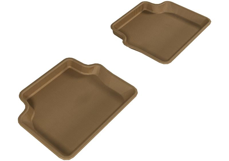 3D MAXpider 2003-2011 Saab 9-3 Kagu 2nd Row Floormats - Tan L1SA00021502