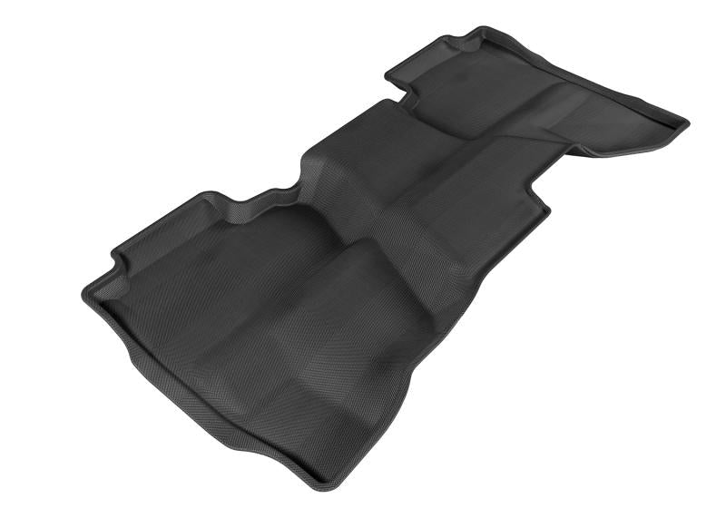 3D MAXpider 2014-2019 Chevrolet/GMC Silverado Double Cab Kagu 2nd Row Floormats - Gray L1CH03921501