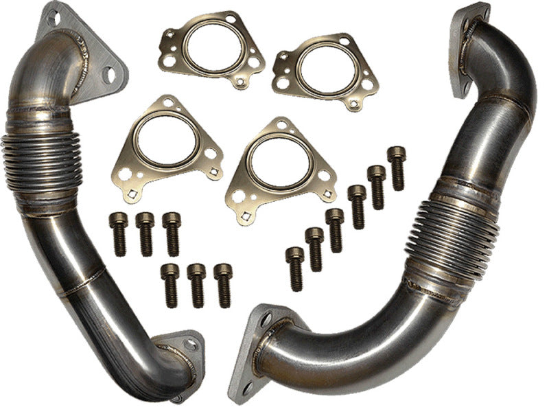 ATS Diesel GM 6.6L Duramax Up Pipe Direct Replacement Kit (Driver & Passenger)