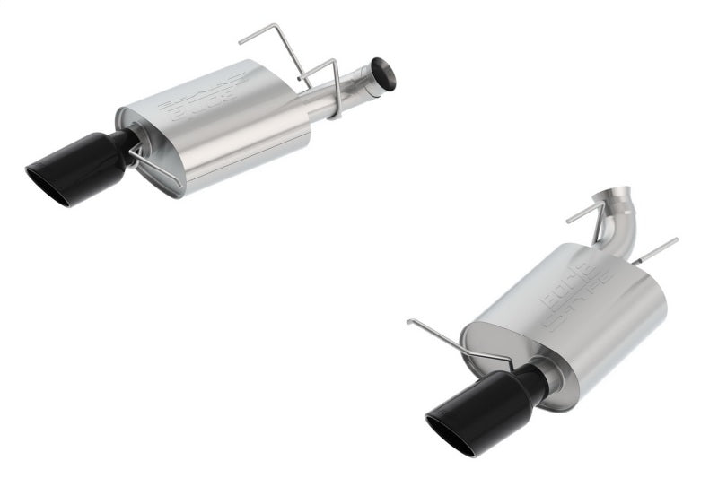 Borla 13-14 Mustang GT/Boss 302 5.0L V8 RWD S-Type Exhaust Black Chrome (Rear Section Only) 11837BC