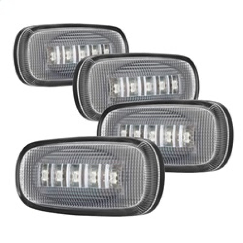 SPYDER Xtune Dodge Ram 03-09 (2 Rd/2 Am) LED Fender Lights 4pcs Clear ACC-LED-DR03-FL-C 9924750