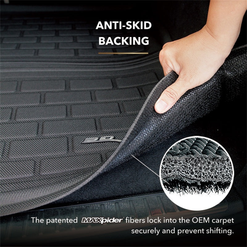 3D MAXpider 2010-2017 BMW 5 Series Gran Turismo Kagu Cargo Liner - Black M1BM0181309