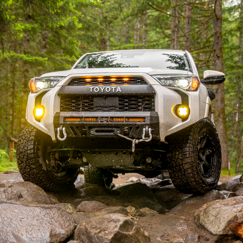 Cali Raised LED Cali Raised 14-24 Toyota 4Runner Stealth Bumper - No Bull Bar / 32In Led Bar Combo CR3785