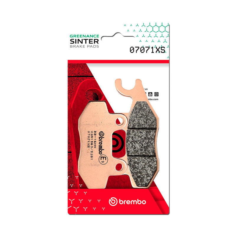 Brembo OE 08-14 Benelli Caffenero Right 250cc Sinter Brake Pad - Front 07071XS