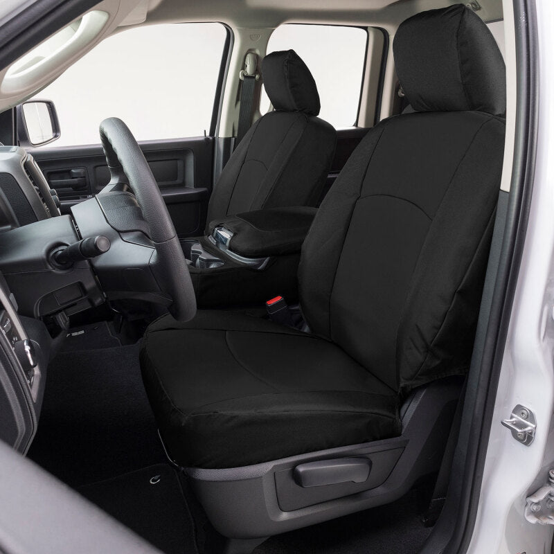 Covercraft 21-23 Ford F150 King Ranch Platinum Endura PrecisionFit Cust Front Seat Covers - Blk/Blk GTF4415ABENBK
