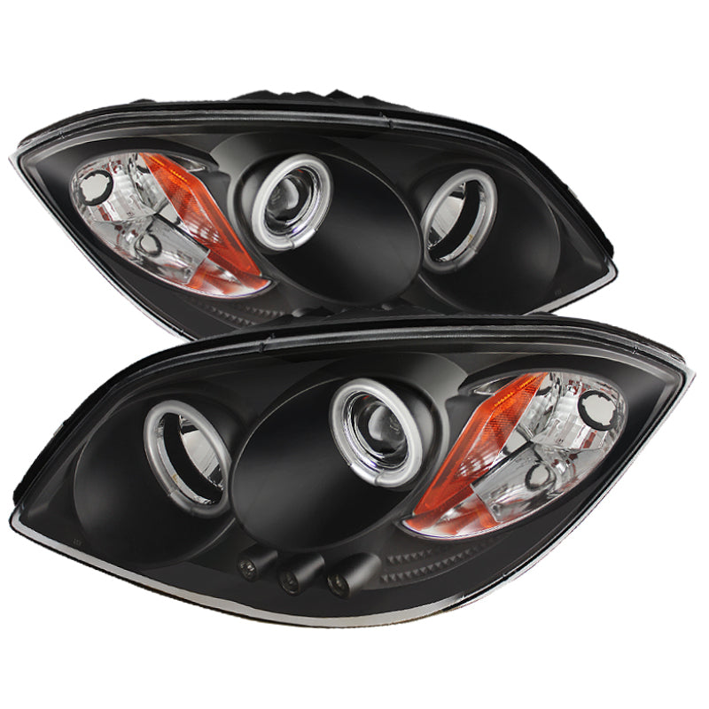 SPYDER Chevy Cobalt 05-10 Projector Headlights CCFL Halo LED Blk PRO-YD-CCOB05-CCFL-BK 5009302