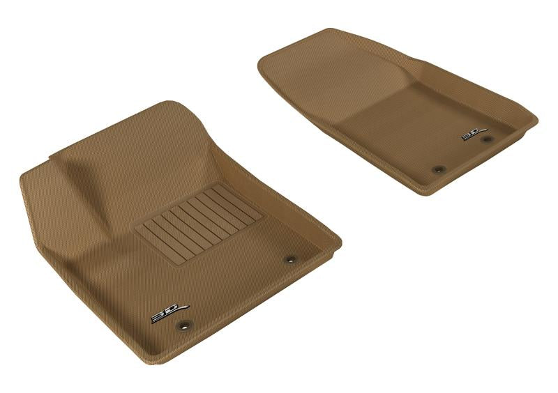3D MAXpider 2012-2014 Chrysler/Dodge 200/Avenger Kagu 1st Row Floormat - Tan L1CY00211502