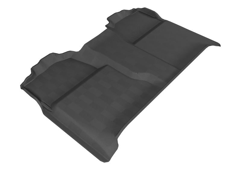 3D MAXpider 2007-2013 Chevrolet Silverado Crew Cab Kagu 2nd Row Floormats - Gray L1CH04721501