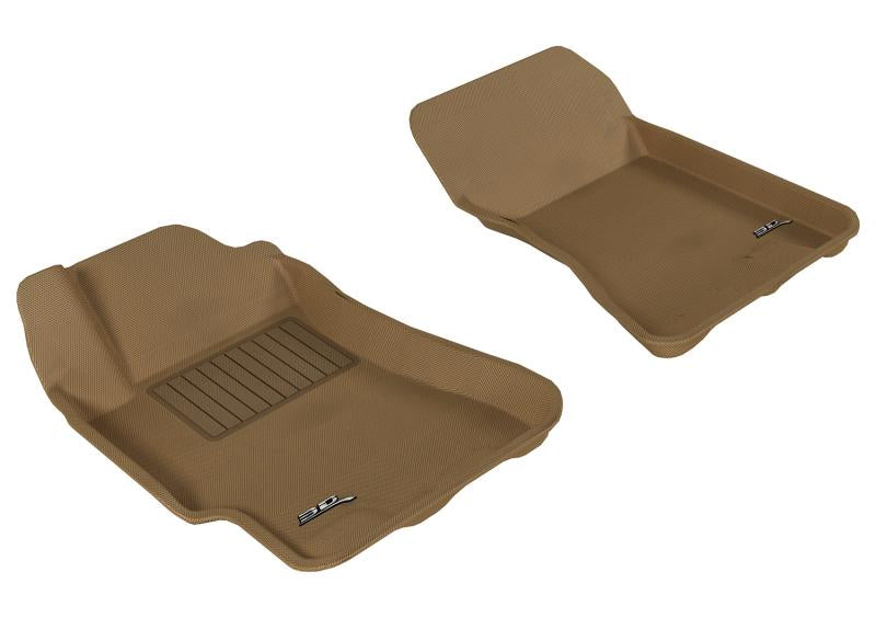 3D MAXpider 2002-2007 Subaru Impreza Kagu 1st Row Floormat - Tan L1SB01011502