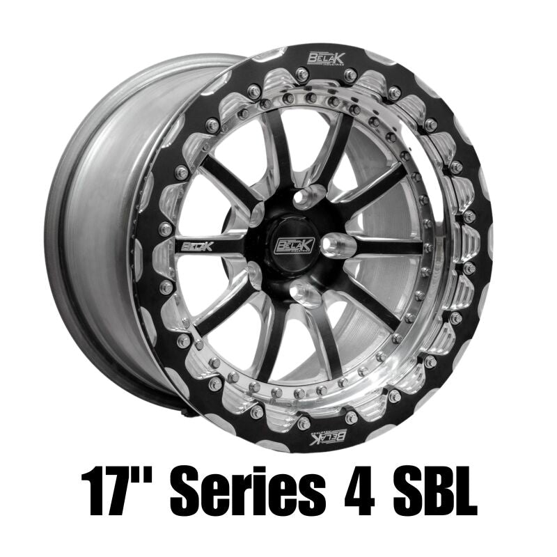 Belak Wheels Belak 17x10.5 / 6.5in BS / 5x4.75 BP / HIGH Pad / Series 4 Wheel - Non-Beadlock 17105475S48BS-NBL