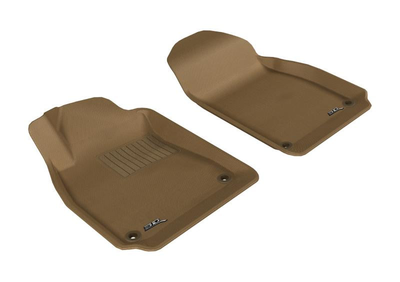 3D MAXpider 2003-2011 Saab 9-3 Kagu 1st Row Floormat - Tan L1SA00011502