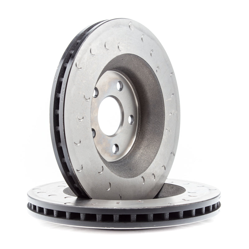 Alcon 07+ Jeep JK 350x32mm Rotors 4-Piston Red Calipers Front Brake Upgrade Kit BKF5459AX02