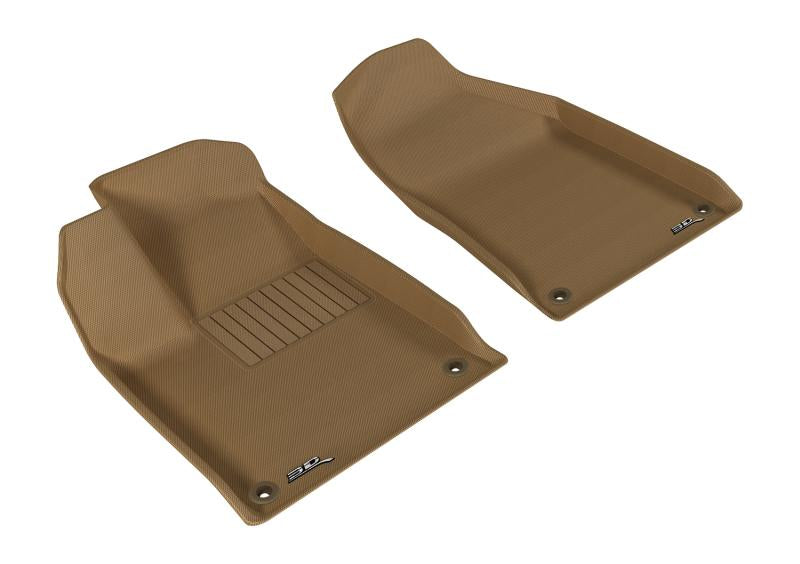 3D MAXpider 2015-2017 Chrysler 200 Kagu 1st Row Floormat - Tan L1CY00311502