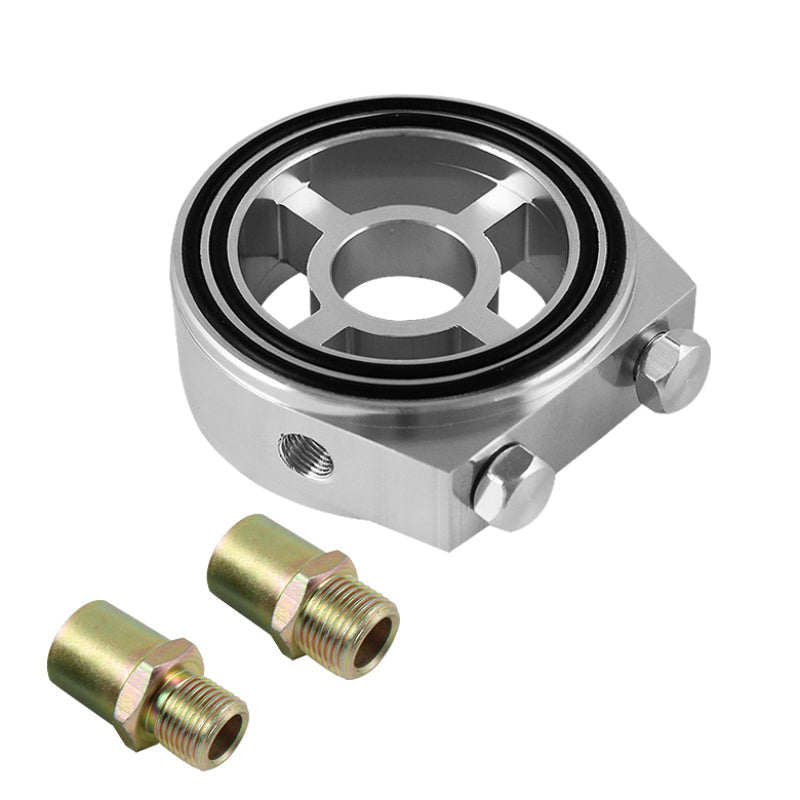 SPYDER Xtune Oil Cooler/Gauge Sandwich Adapter Silver ACC-032-SL 5051653