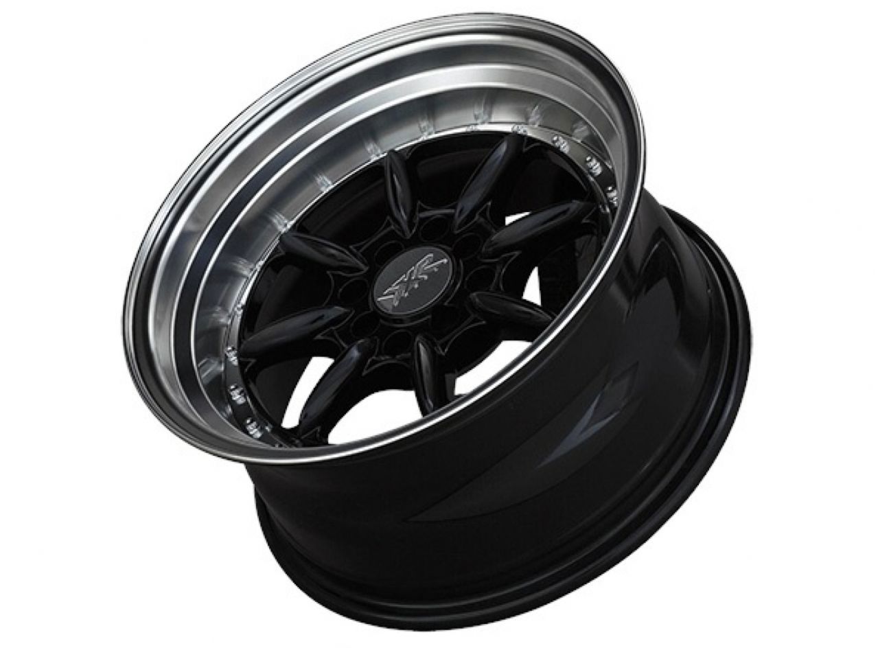 XXR 002.5 Wheel Black / Machined Lip 15x8 +20 4x100,4x114.3
