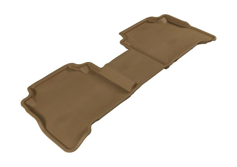 3D MAXpider 2011-2013 Kia Sorento 7-Seats Kagu 2nd Row Floormats - Tan L1KA00921502