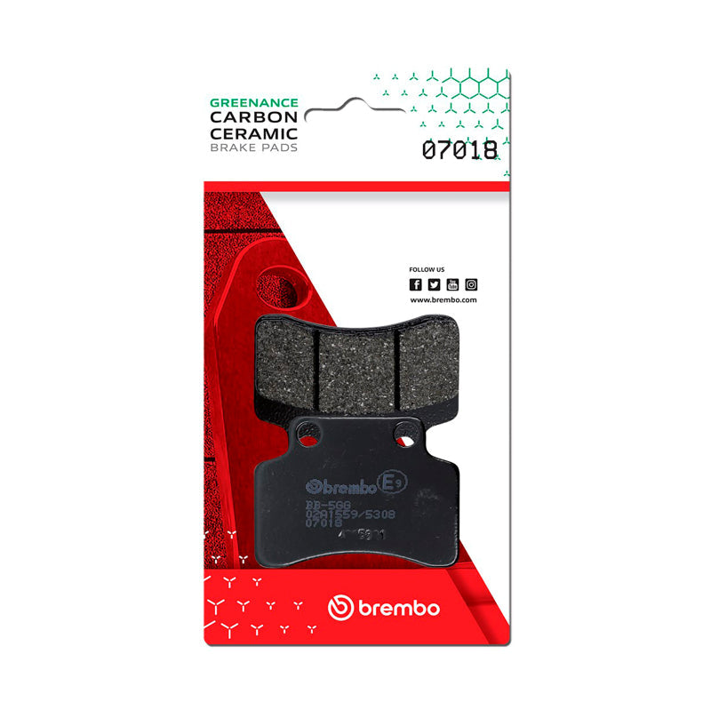 Brembo OE Benelli Quattronove X/Cpi Aragon/Cpi Oliver/Cpi Popcorn Carbon Ceramic Brake Pad - Front 07018