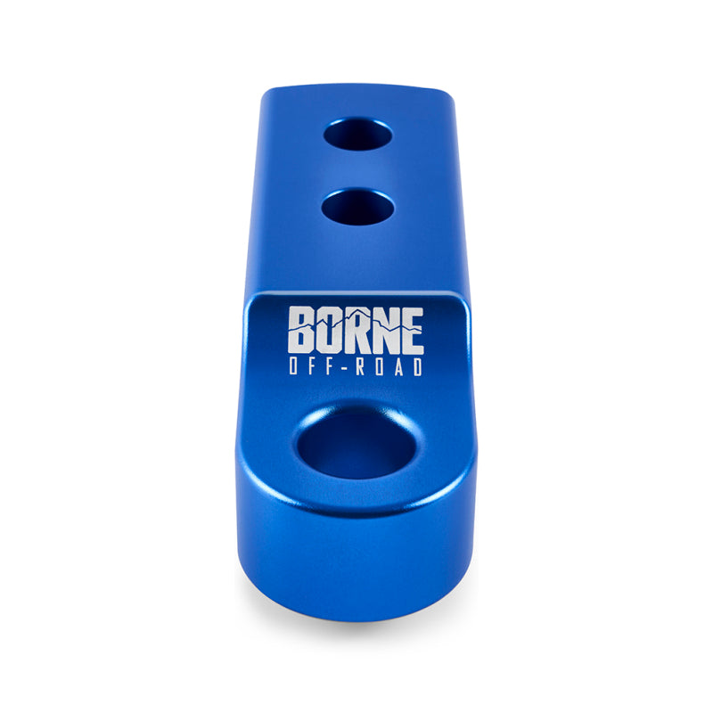 Borne Off-Road CNC Hitch Receiver Shackle 2in Blue BNHR-2-BL