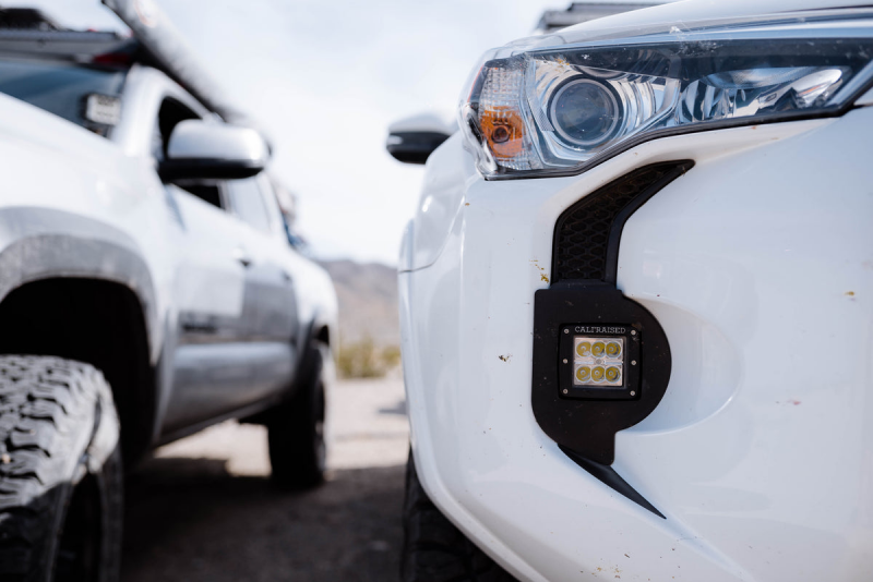 Cali Raised LED Cali Raised 14-24 Toyota 4Runner Led Fog Light Pod Rep Brackets Kit - Brackets W/ 3X2 18W Pods CR2553