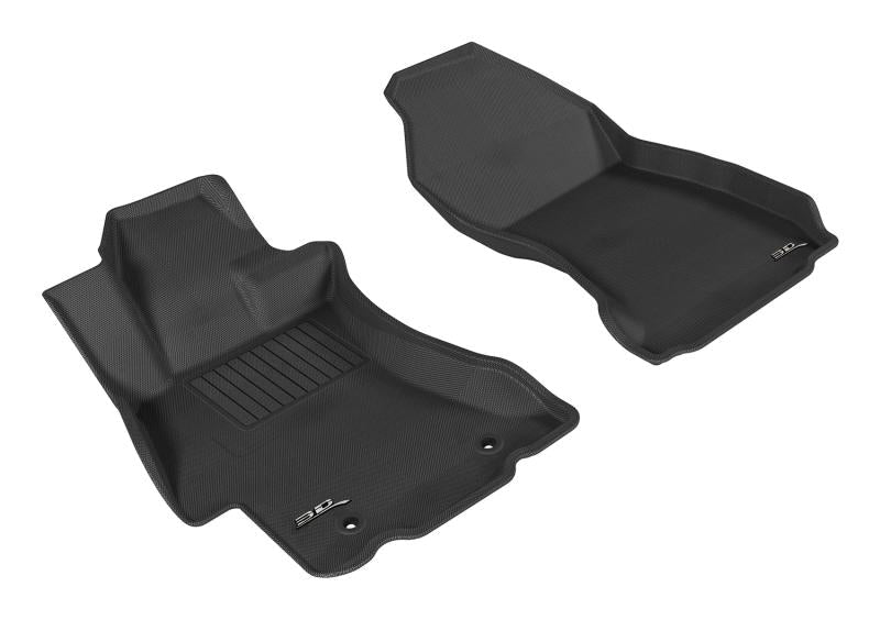 3D MAXpider 2012-2019 Subaru Impreza/XV Crosstrek/WRX/Sti Kagu 1st Row Floormat - Gray L1SB00811501