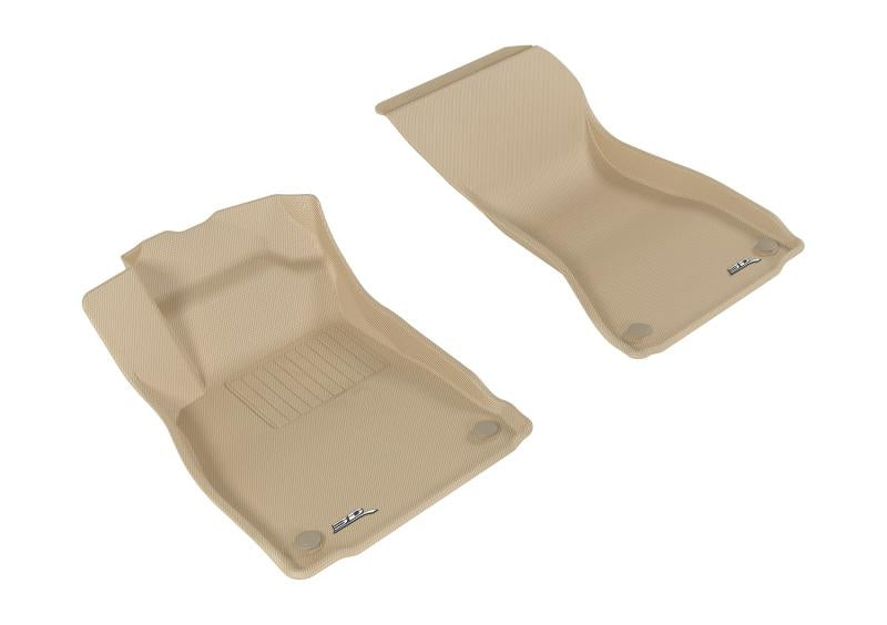 3D MAXpider 2017-2019 Audi A4/S4/A5/S5 Kagu 1st Row Floormat - Tan L1AD04211502