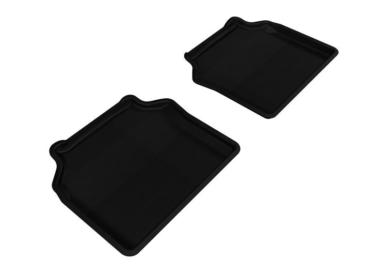 3D MAXpider 2010-2013 BMW 5 Series Gran Turismo F07 Kagu 2nd Row Floormats - Black L1BM01821509