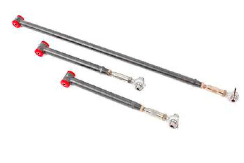 BMR Suspension BMR 82-02 3rd Gen F-Body On-Car Adj. Rear Suspension Kit Poly/Rod End - Black Hammertone RSK036H