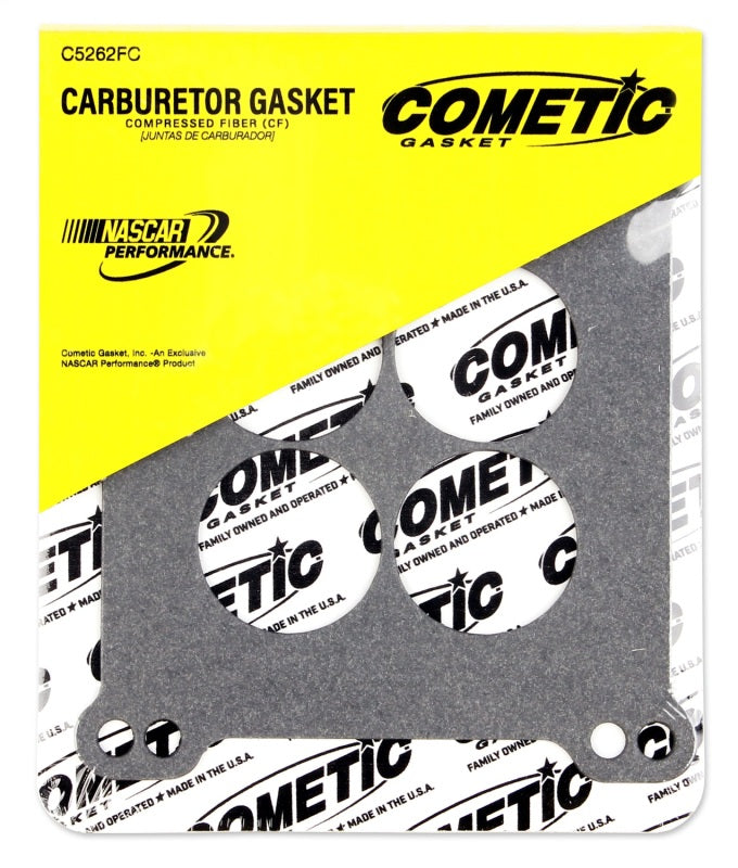 Cometic Gasket Cometic Holley 4 BBL .060in Fiber Carburetor Mounting Gasket - 4 Hole - 1.750in Holes C5262FC