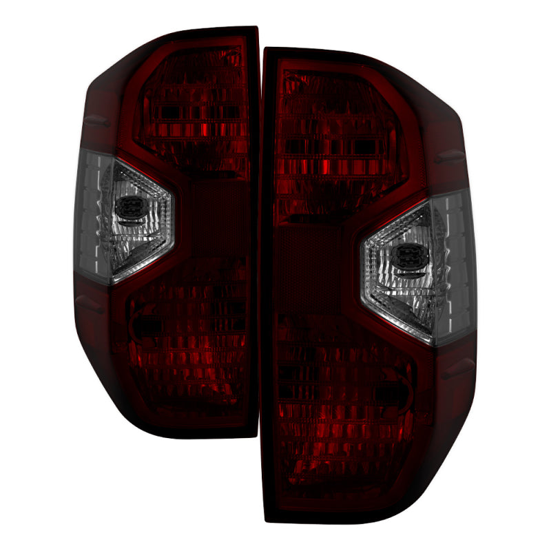 SPYDER xTune Toyota Tundra 14-17 OEM Style Tail Lights - Dark Red ALT-JH-TTU14-OE-RSM 9039560