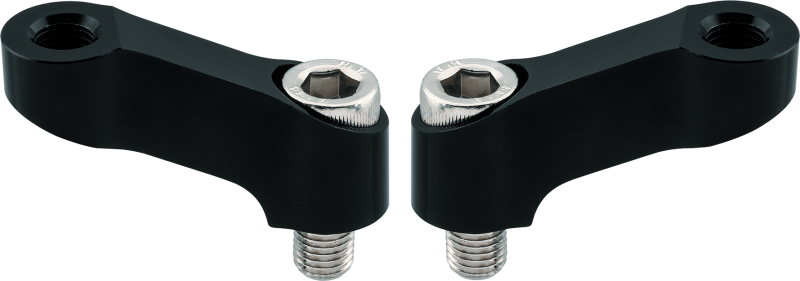 BikeMaster Yamaha Mirror Extension 10mm Pair - Black 152463