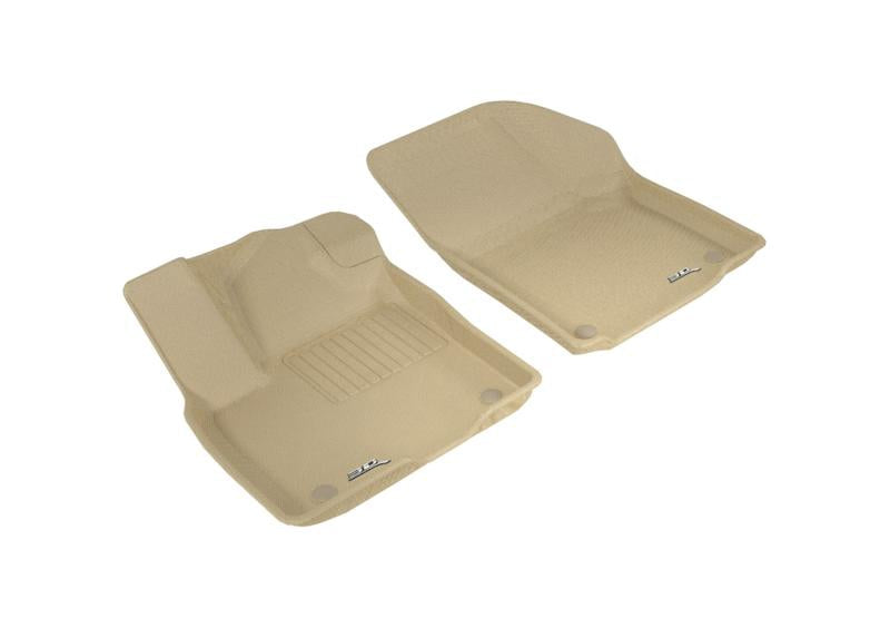3D MAXpider 2018-2019 Volkswagen Atlas Kagu 1st Row Floormat - Tan L1VW08411502
