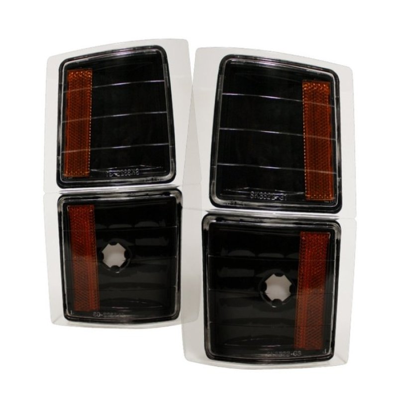 SPYDER Xtune GMC C/K 94-98 Amber Corner Lights 4 pcs Black CCL-GCK88-BK-AM 5016126