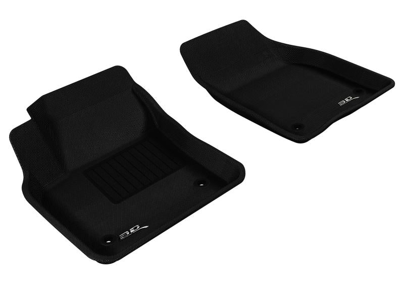 3D MAXpider 2004-2012 Volvo S40 Kagu 1st Row Floormat - Black L1VV00311509