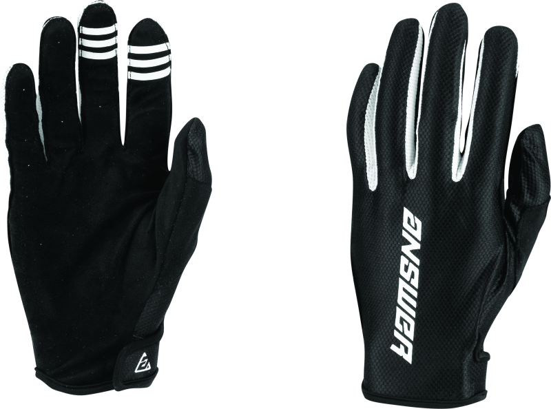Answer Ascent Glv Blkwht Md 447011