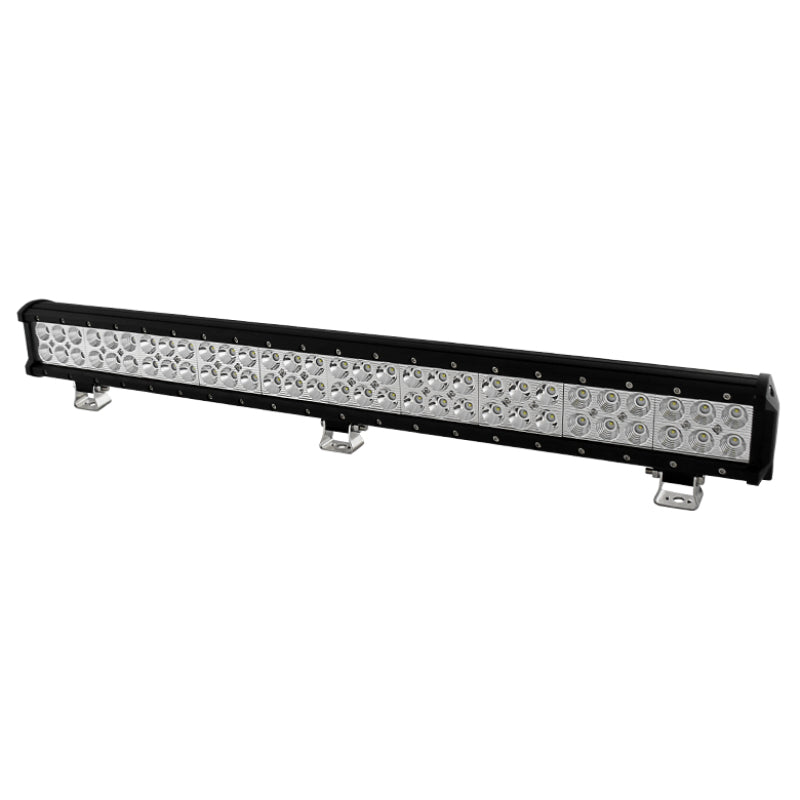 SPYDER Xtune LED Lights Bar w/Cover 28 Inch 60pcs 3W LED / 180W Flood/Spot Chrome LLB-SMD-60CR-LED-180W-C 9026706