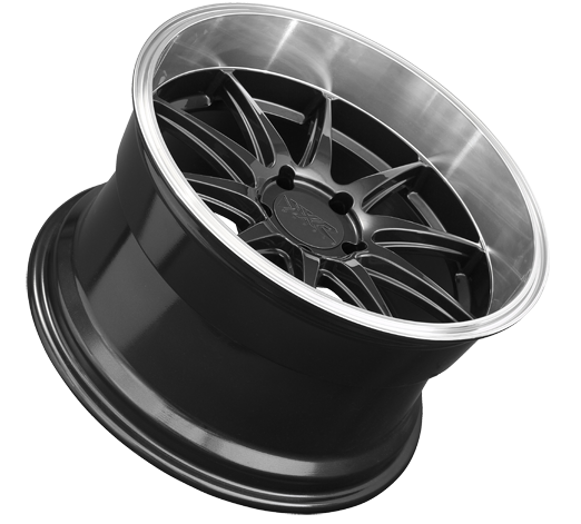 XXR 527D Wheel Graphite / Machined Lip 18x9 +35 5x100