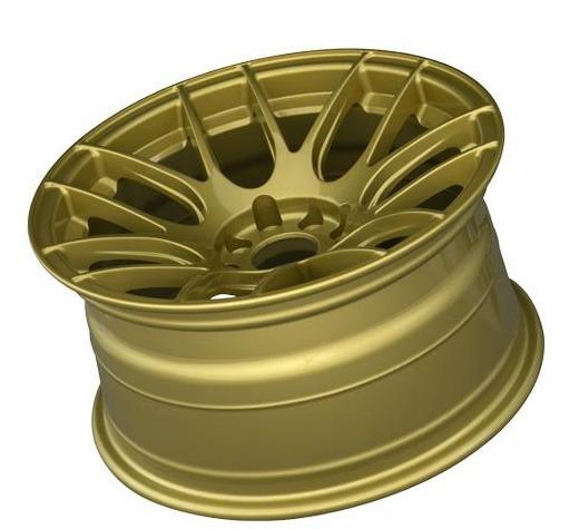 XXR 530 Gold Wheel 8.25x17 +25 5x100,5x114.3