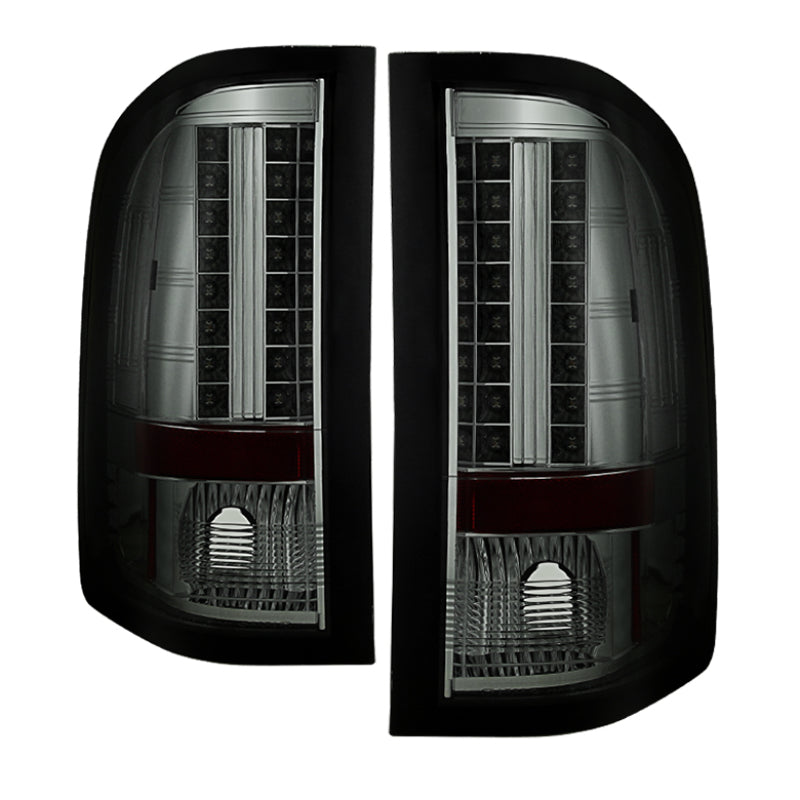 SPYDER Chevy Silverado 07-13 LED Tail Lights Smke ALT-YD-CS07-LED-SM 5001818