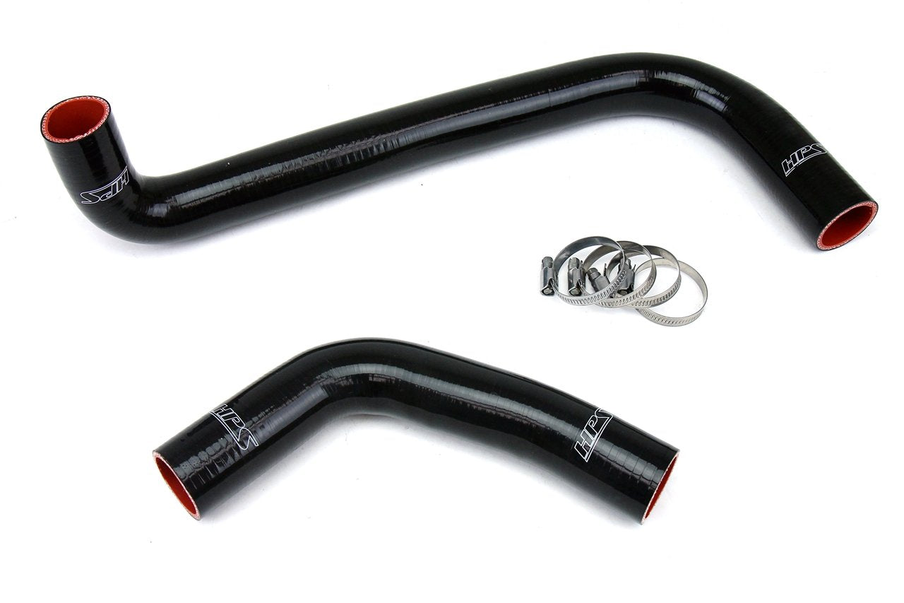 HPS Performance Products HPS Black Reinforced Silicone Radiator Hose Kit Coolant Toyota 99-03 Tundra V8