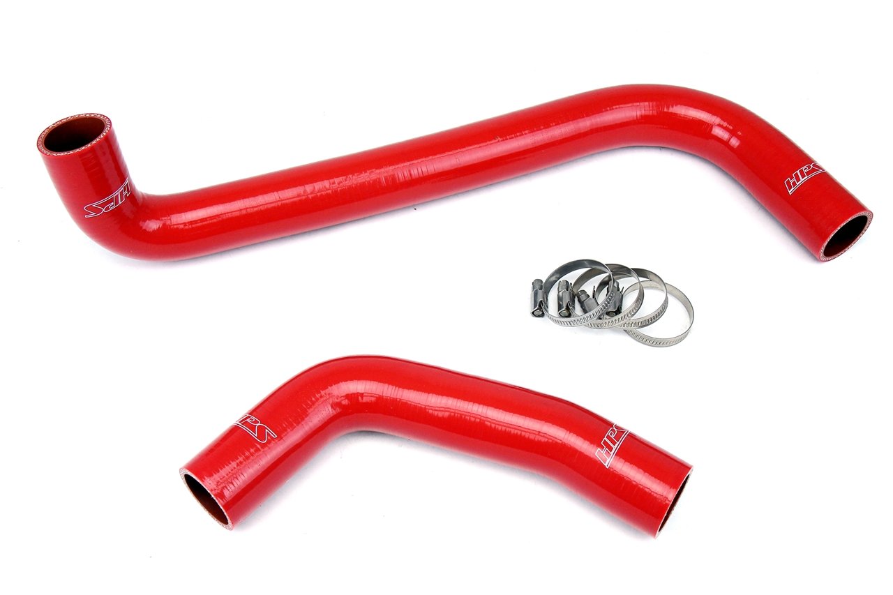 HPS Performance Products HPS Red Reinforced Silicone Radiator Hose Kit Coolant Toyota 99-03 Tundra V8