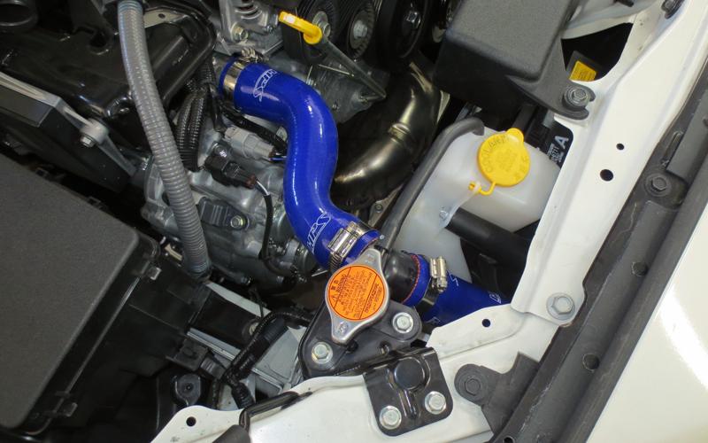 HPS Performance Products HPS Blue Reinforced Silicone Radiator Hose Kit Coolant Subaru 13-16 BRZ