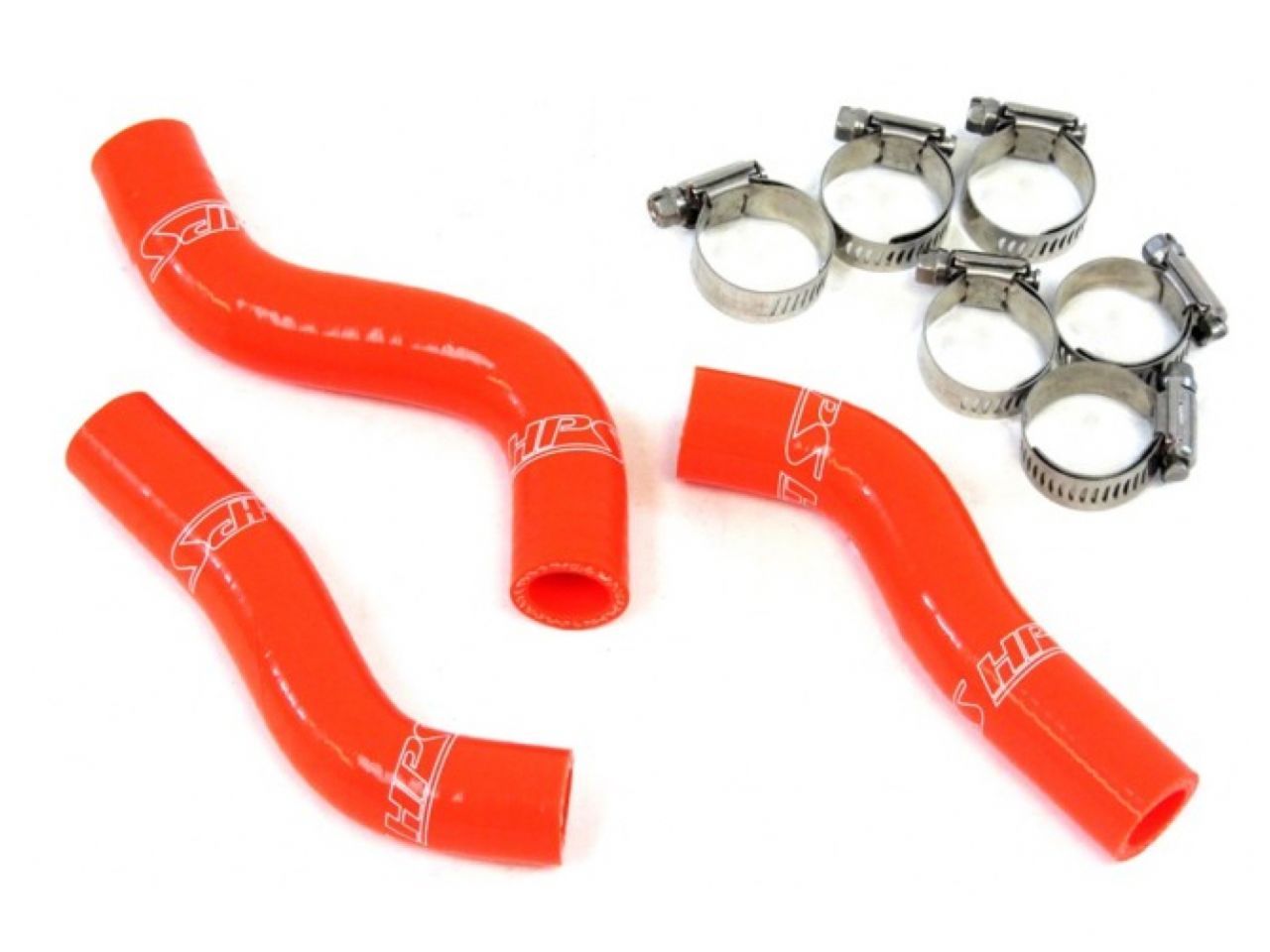 HPS Performance HPS Orange Reinforced Silicone Radiator Hose Kit Coolant KTM 07-10 250SXF