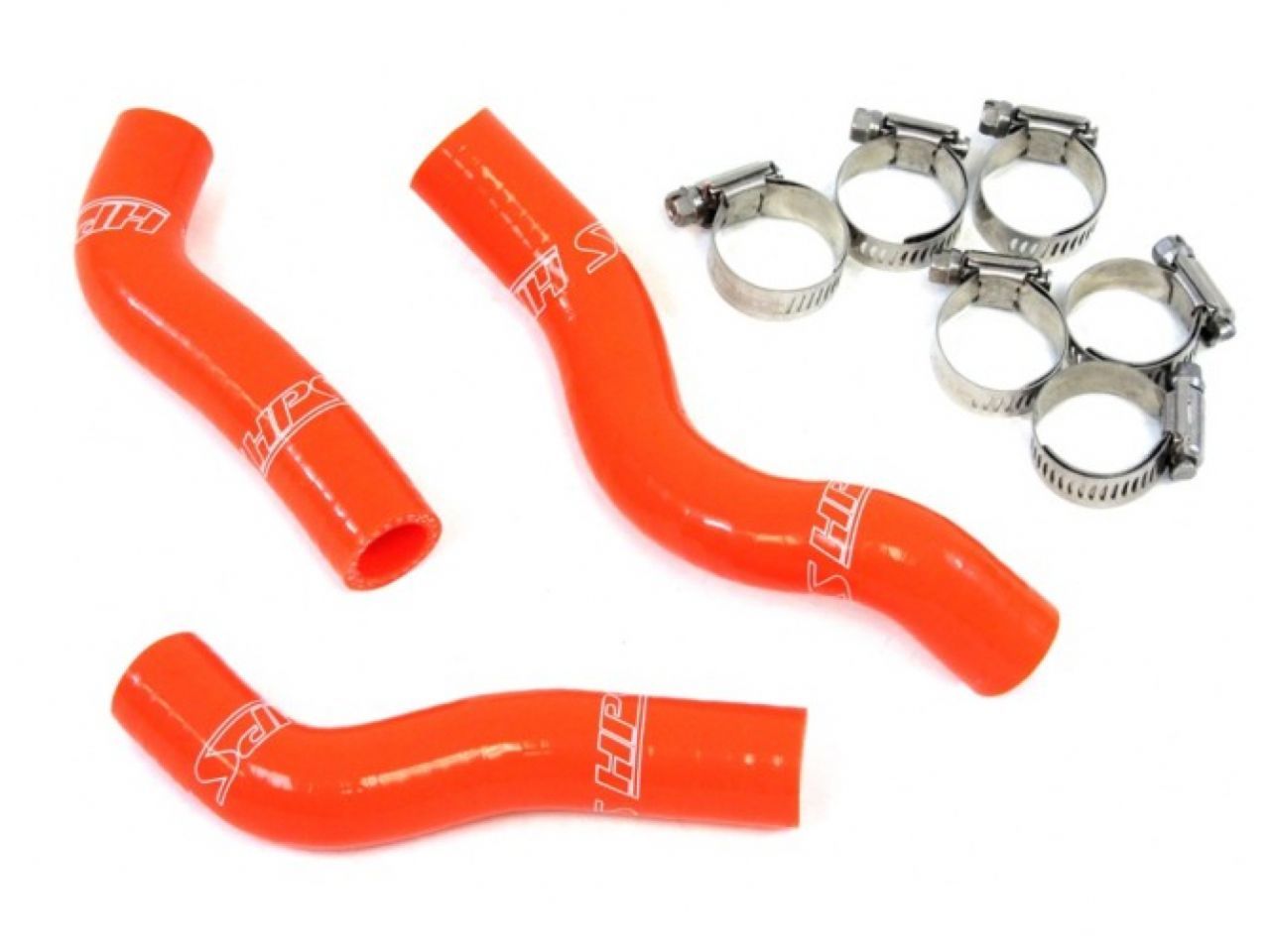 HPS Performance HPS Orange Reinforced Silicone Radiator Hose Kit Coolant KTM 11-12 250SXF
